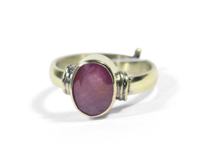 Natural Ruby (Manik) Ring (7+ Ratti)