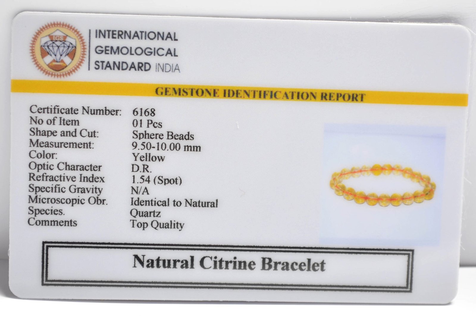 6168 scaled Citrine Bracelet