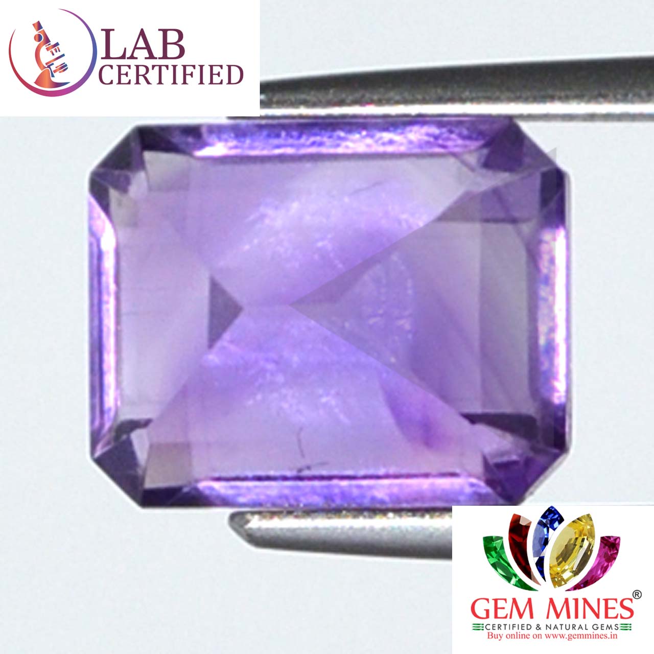 AME804 2 Amethyst 3.13 Ct.