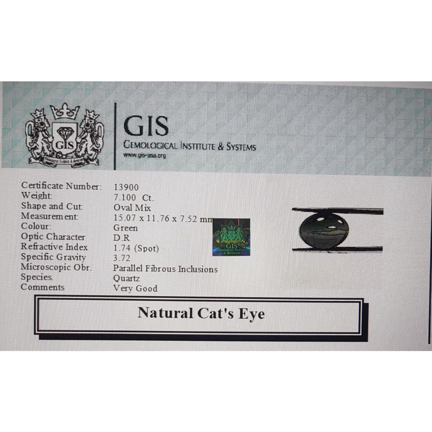 CE1492 4 Cat's Eye 7.1 Ct.