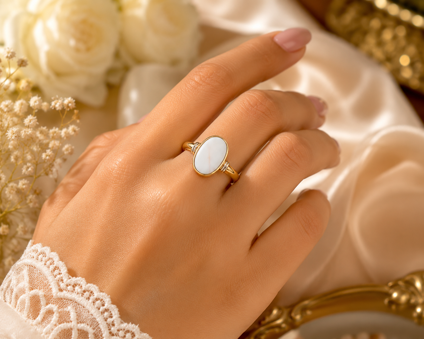 Opal Ring Rs. 2190/- (7+ Ratti)