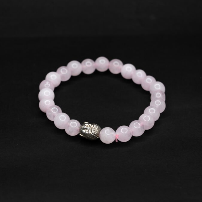 DSC04720 Rose Quartz Budha Bracelet
