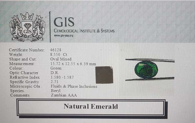 EMR12951 4 1 Emerald 2.65 Ct.