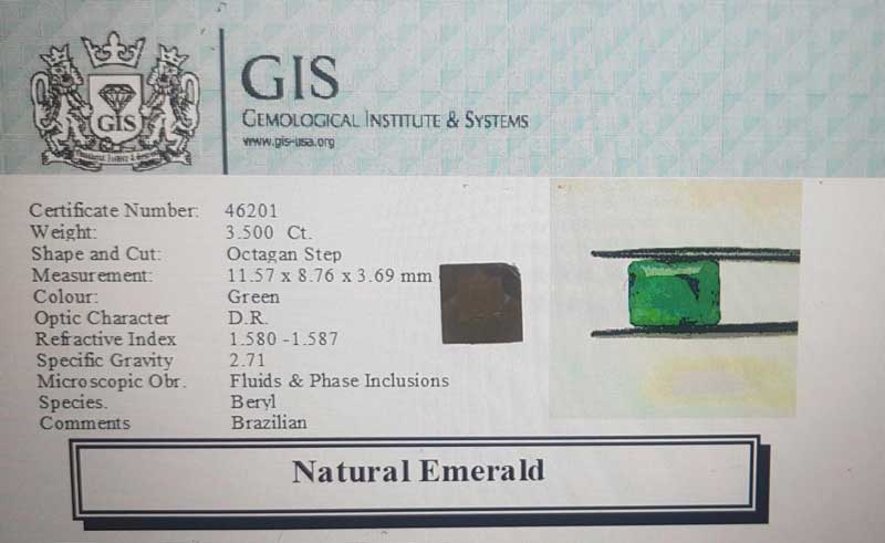 Emerald 3.5 Ct.