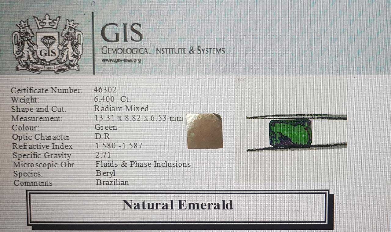 Emerald 6.4 Ct.