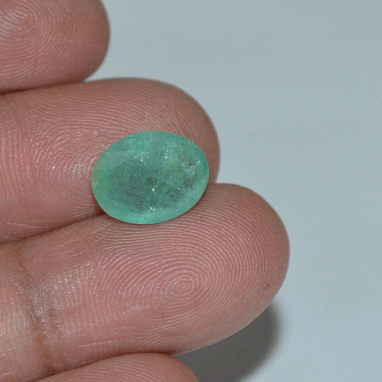 EMR7635 3 Emerald 3.79 Ct.