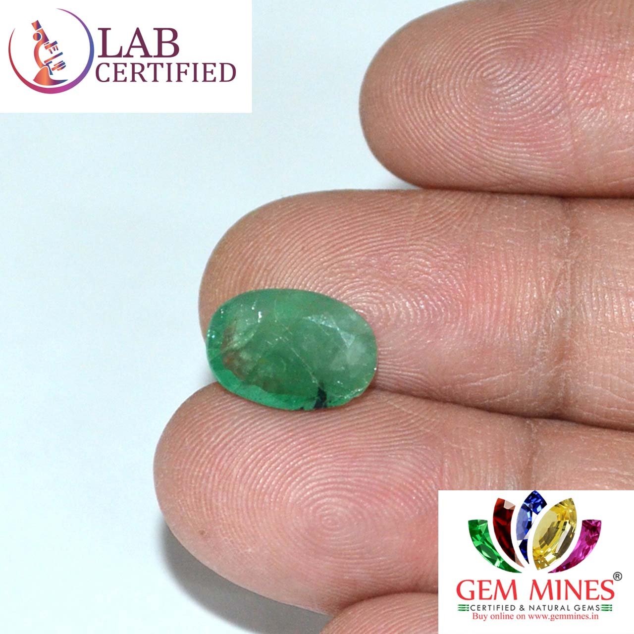 EMR7702 3 Emerald 3.5 Ct.