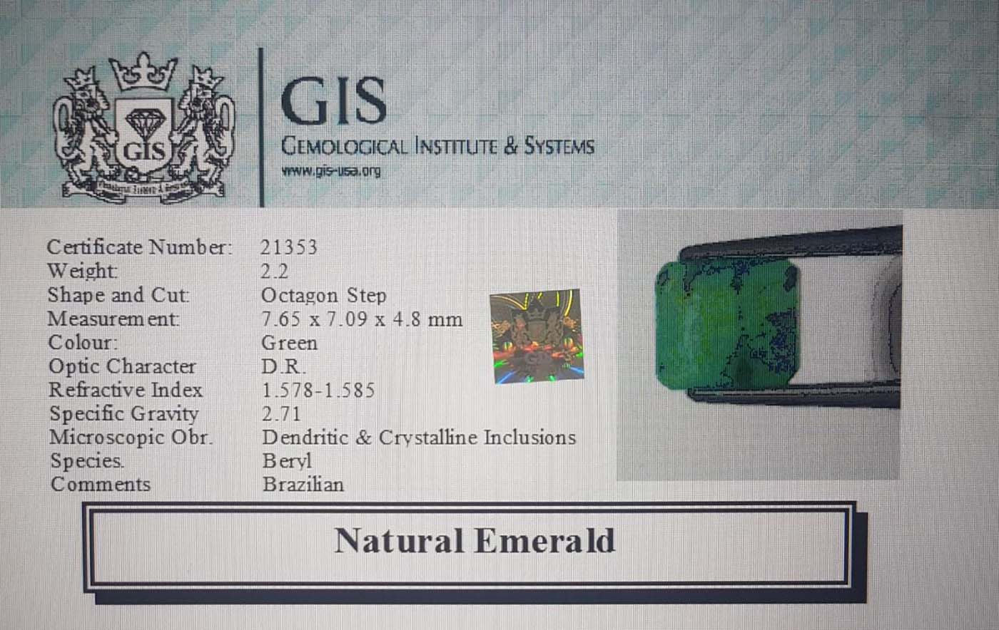 Emerald 2.2 Ct.