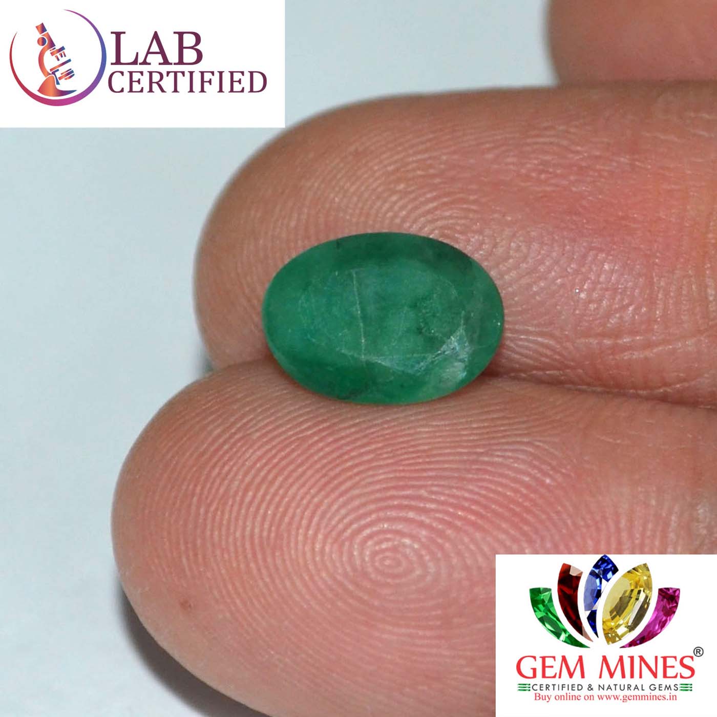 EMR8307 3 Emerald 1.72 Ct.