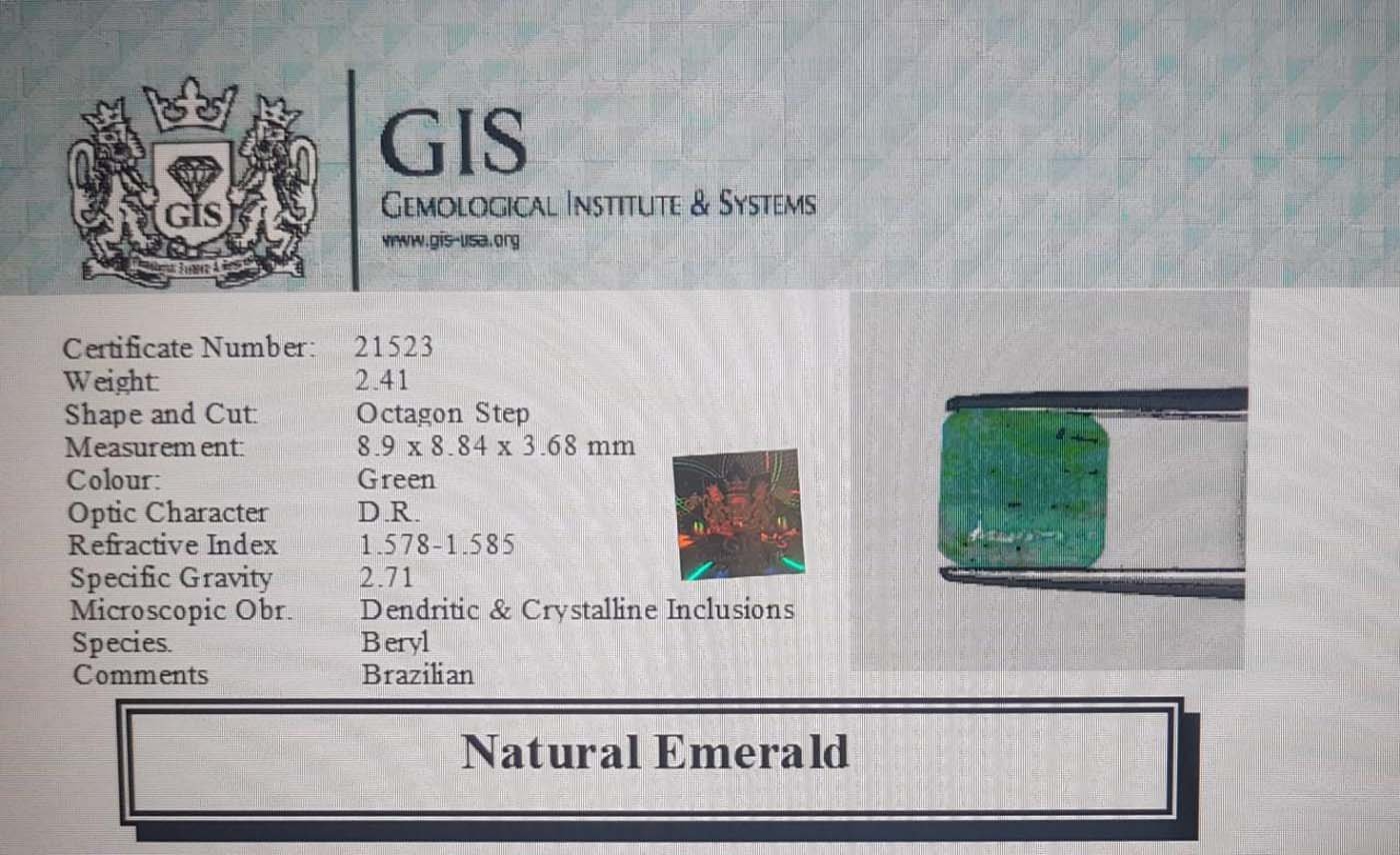 EMR8454 4 Emerald 2.41 Ct.