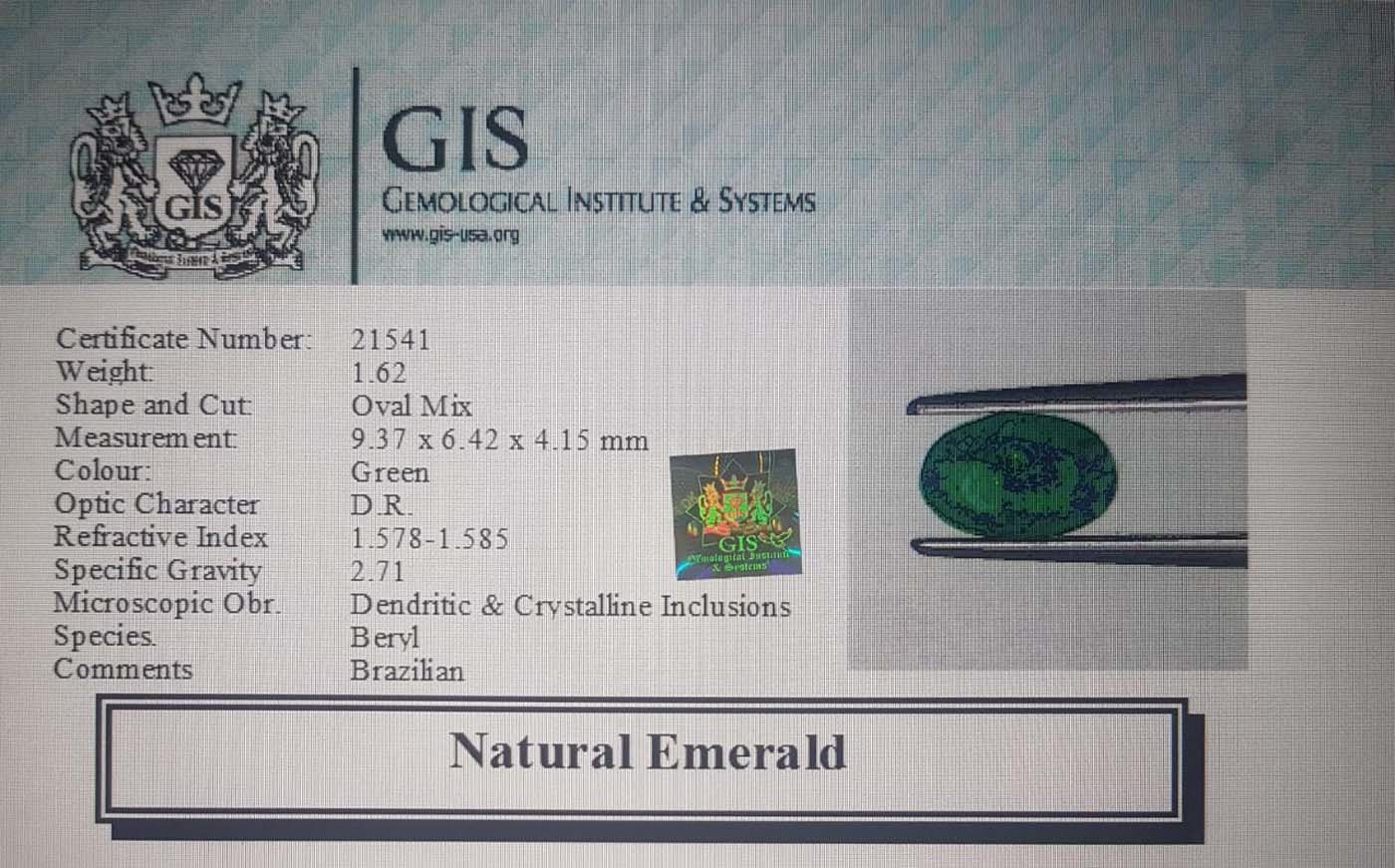 EMR8472 4 Emerald 1.62 Ct.