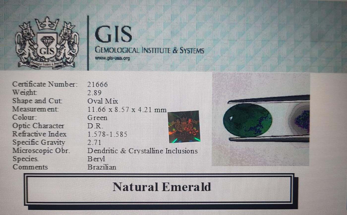 Emerald 2.89 Ct.