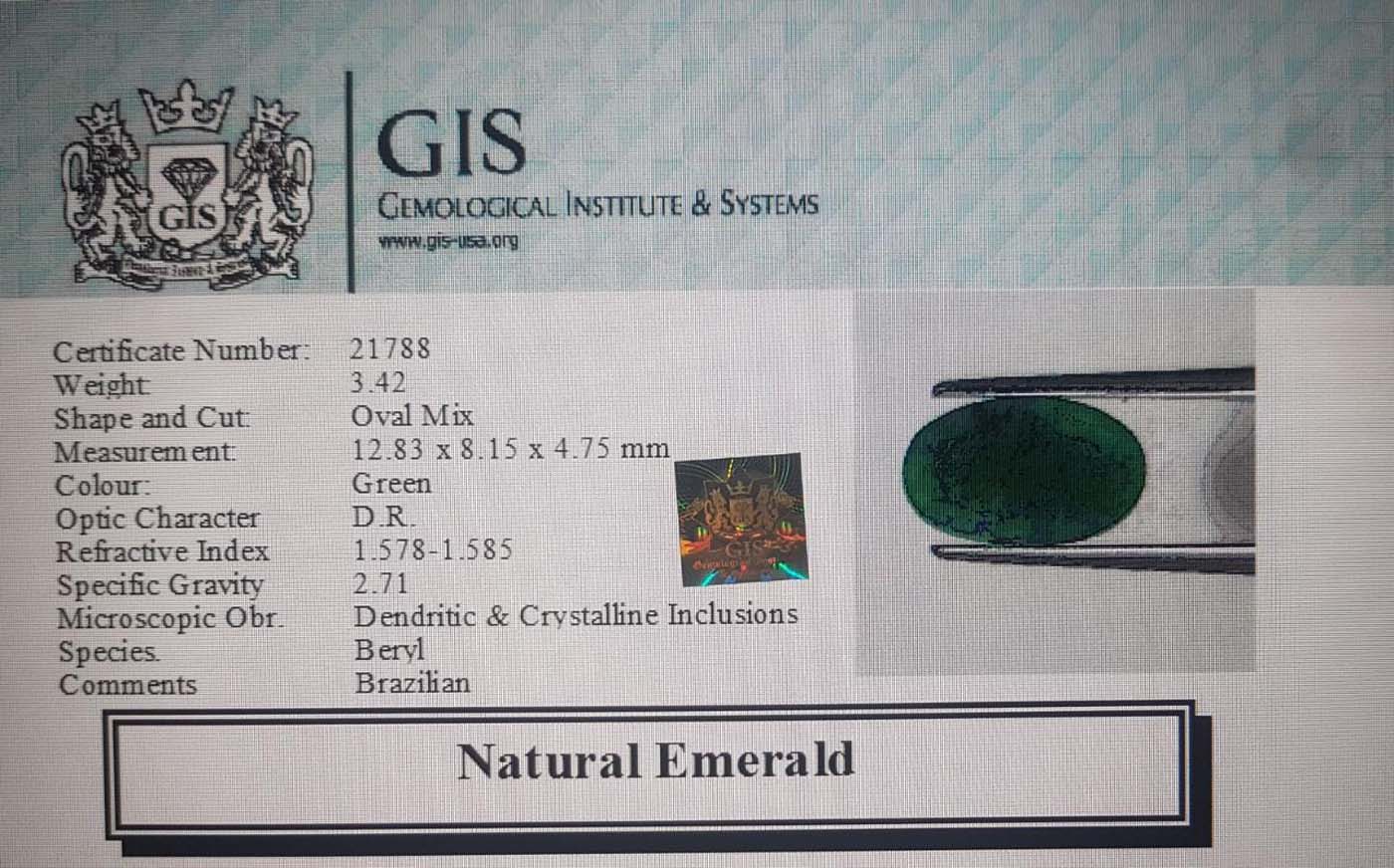 Emerald 3.42 Ct.