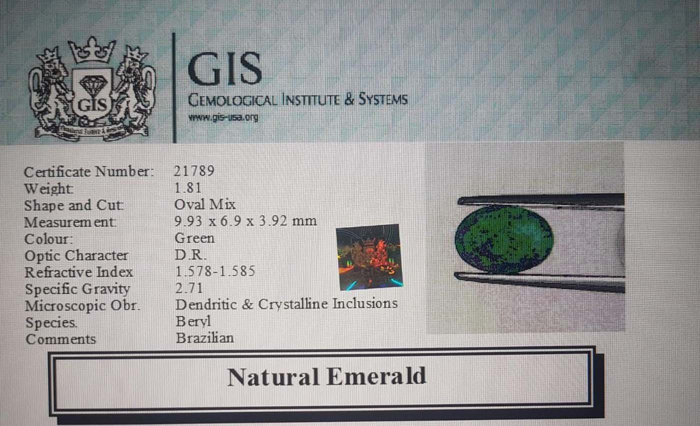 EMR8838 4 Emerald 1.81 Ct.