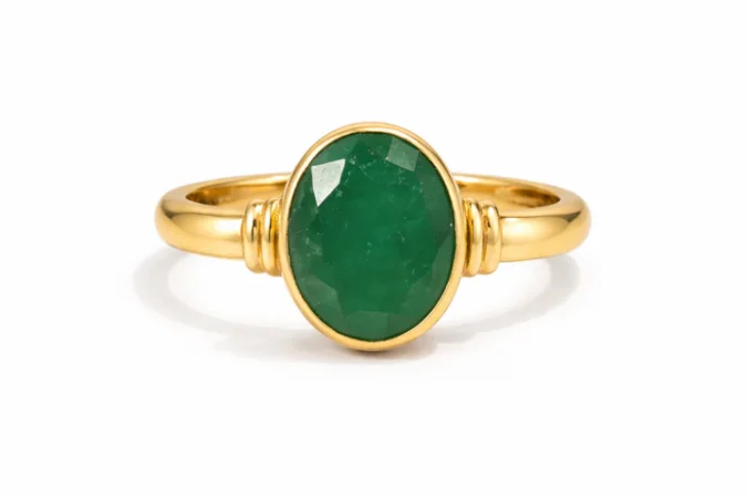 Emerald Ring Rs. 3890/- (Panna 7+Ratti) Emerald Ring Rs. 3890/- (Panna 7+Ratti)