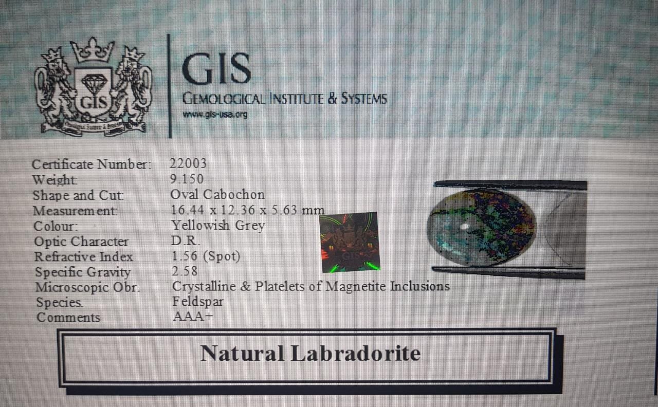 LAB100 4 Labradorite 9.15 Ct.