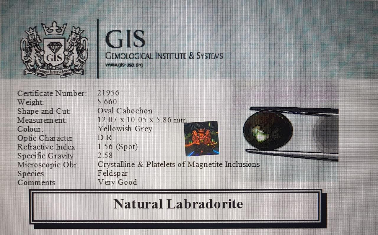 LAB53 4 Labradorite 5.66 Ct.
