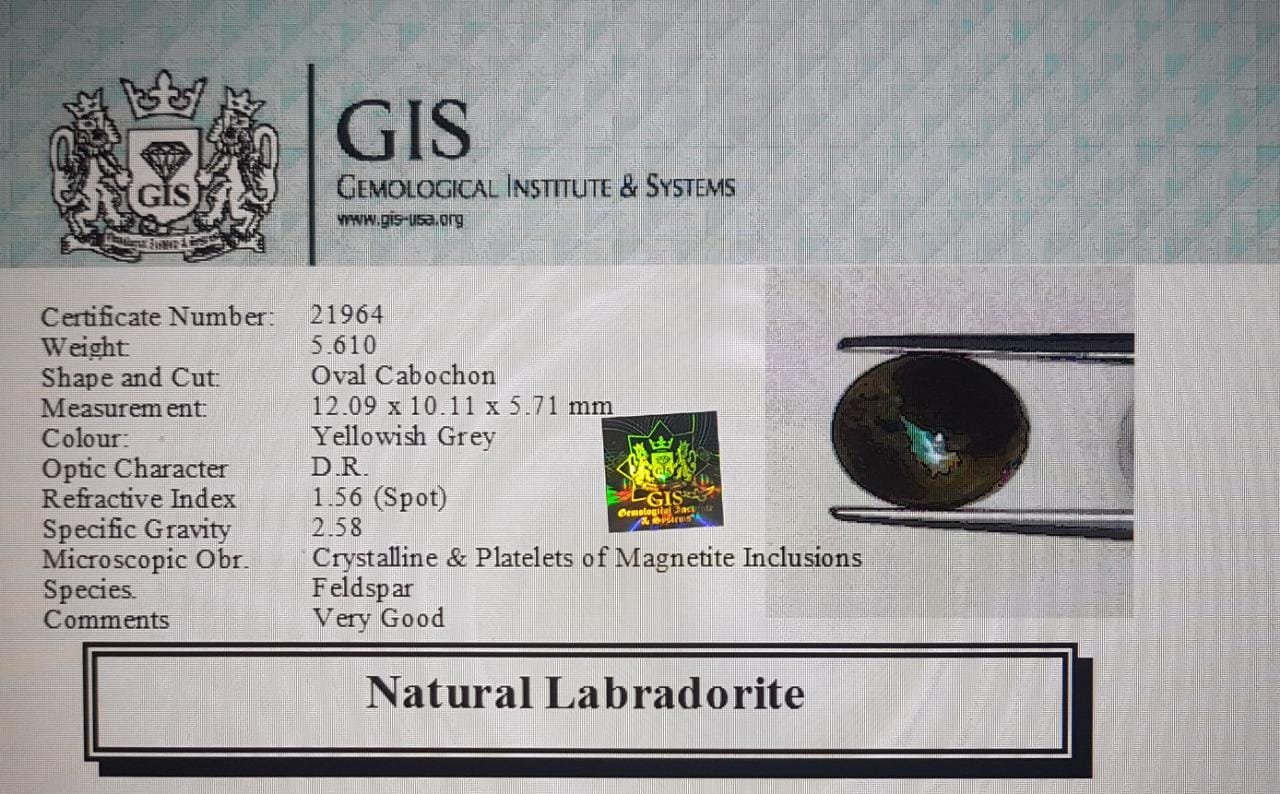 LAB61 4 Labradorite 5.61 Ct.