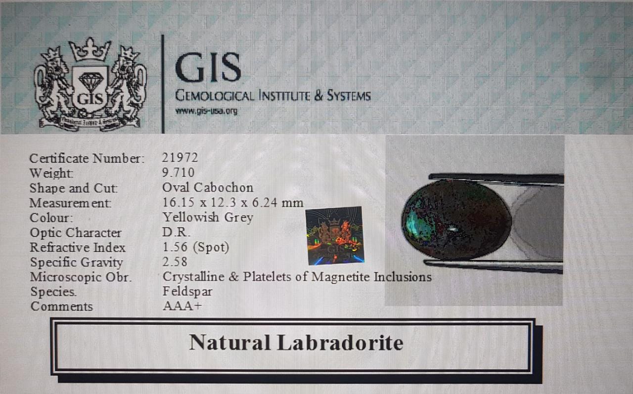 Labradorite 9.71 Ct.