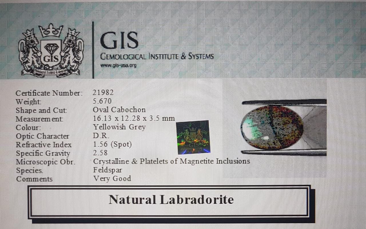 LAB79 4 Labradorite 5.67 Ct.