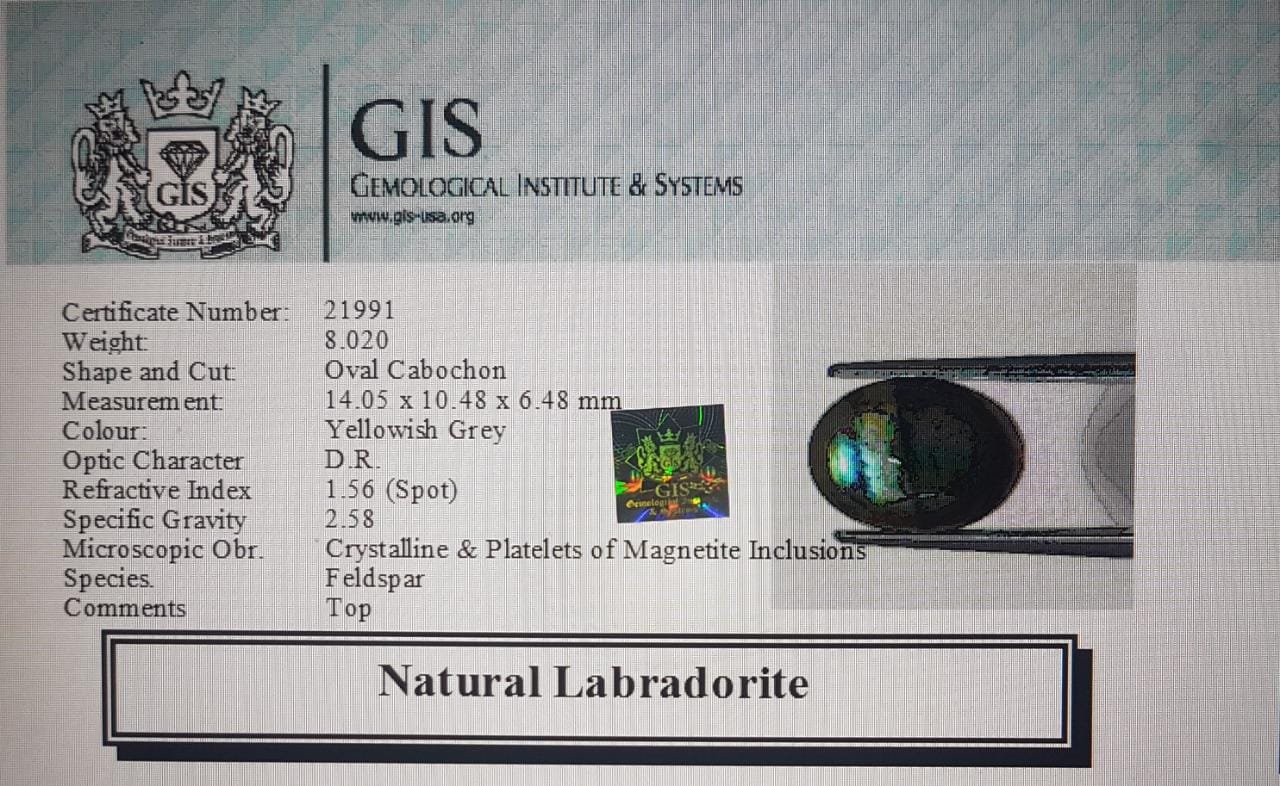 LAB88 4 Labradorite 8.02 Ct.