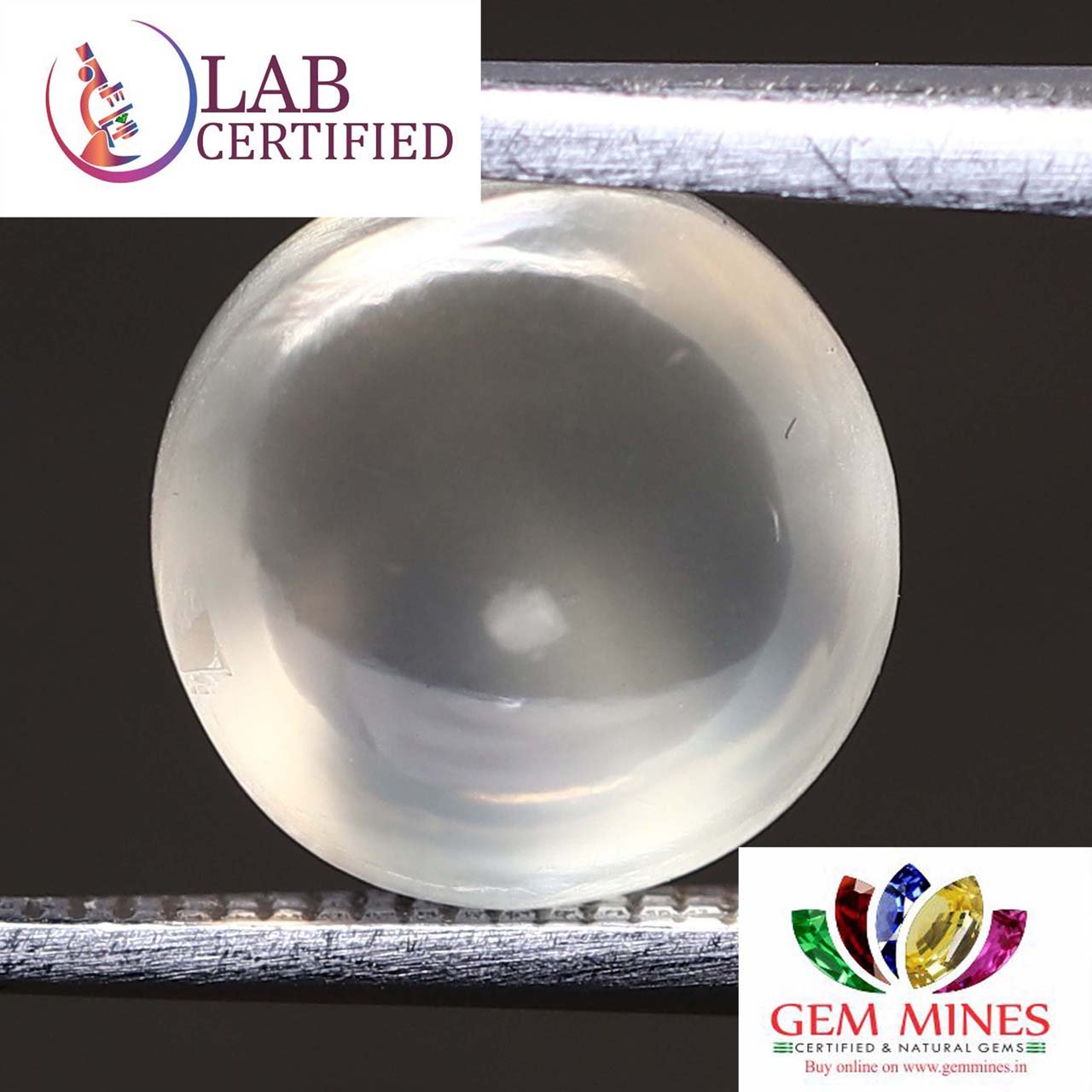 NMS743 2 Moonstone 2.55 Ct.