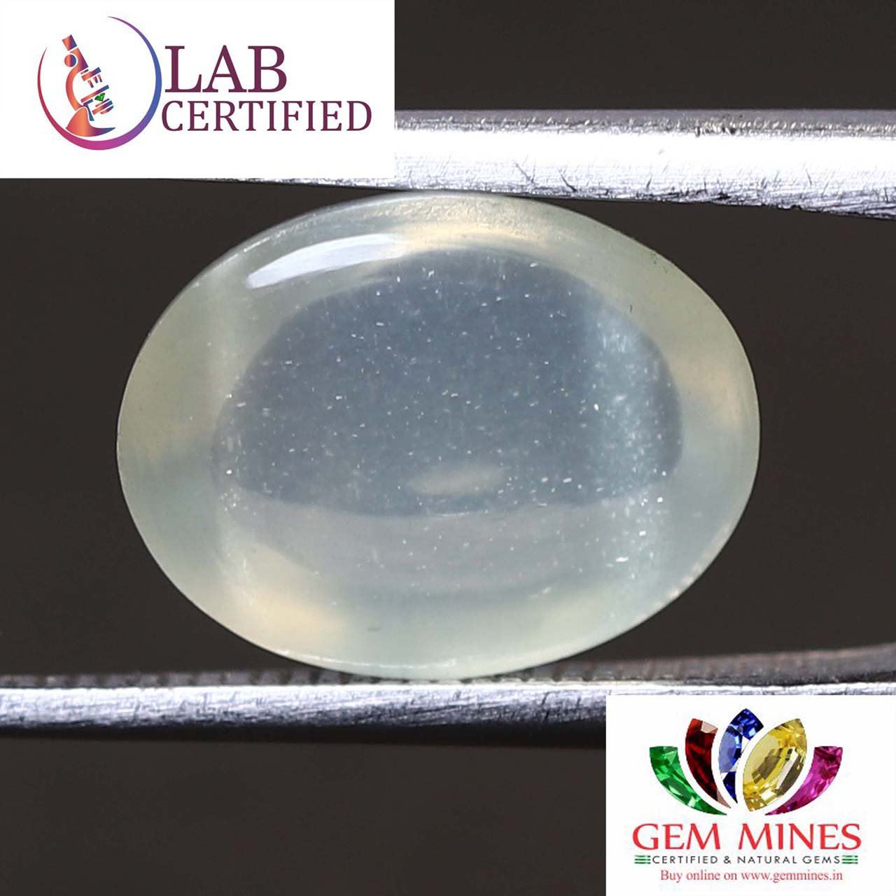 NMS748 2 Moonstone 2.94 Ct.