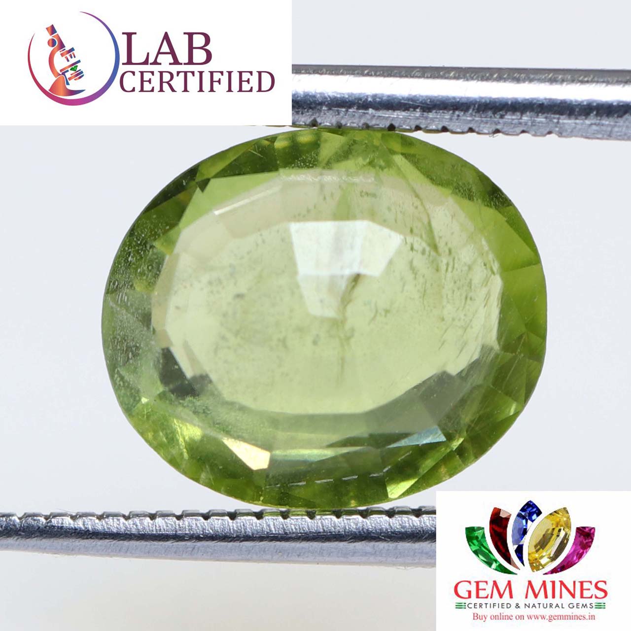 NPD101 2 Peridot 3.6 Ct.