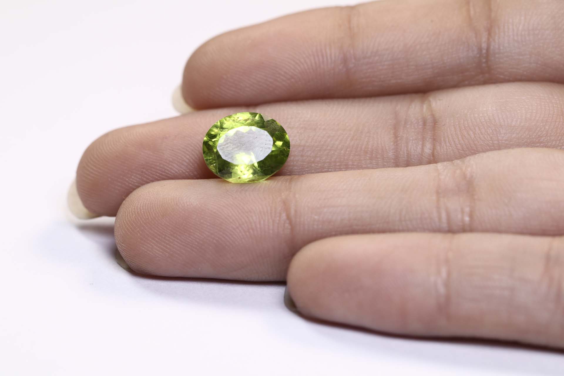 NPD108 3 Peridot 4.69 Ct.