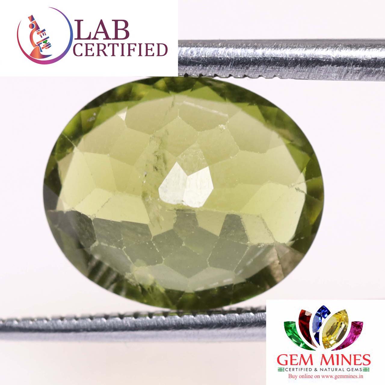 NPD109 2 Peridot 5.16 Ct.