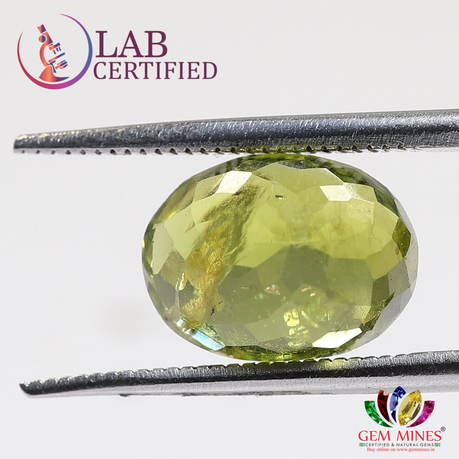 NPD7 2 Natural Peridot 6.72 Ct.