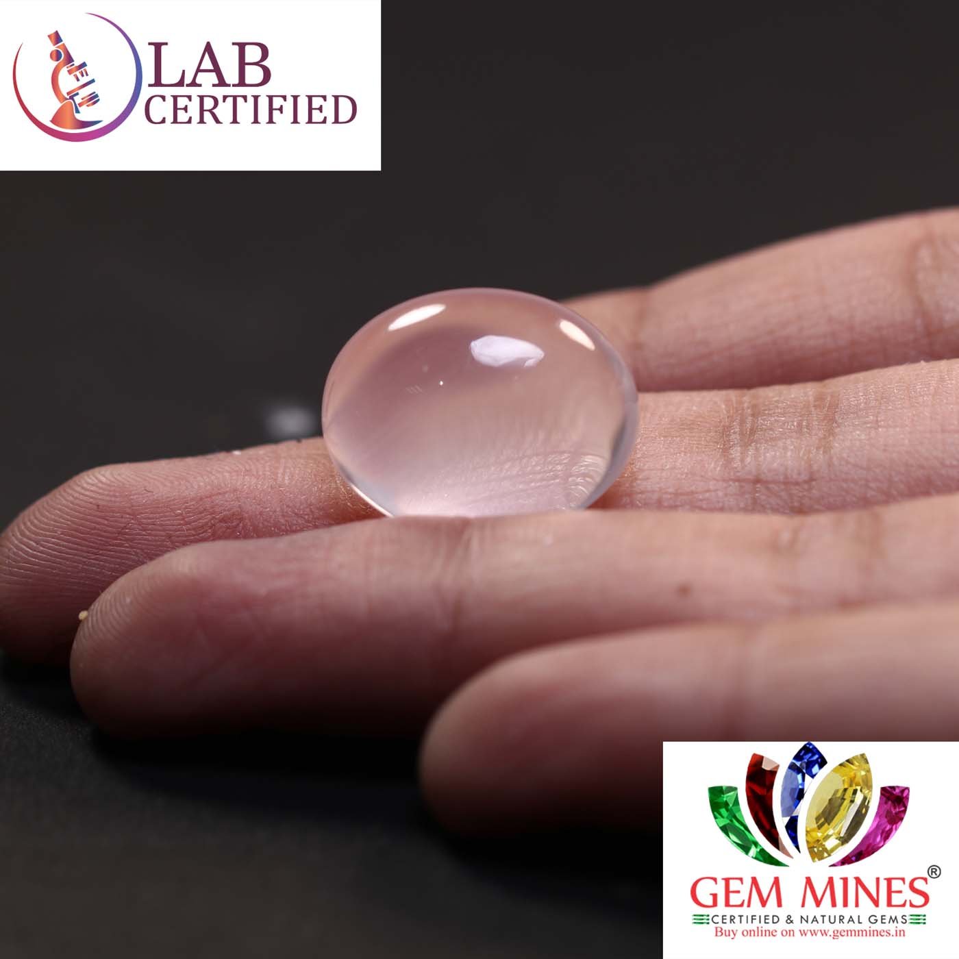 NRQ141 3 Rose Quartz 16.23 Ct.