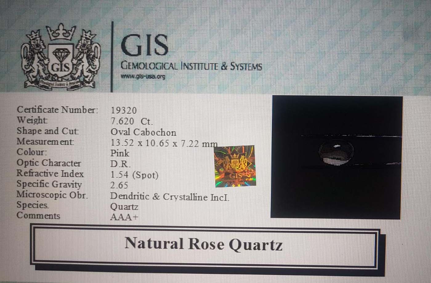 Rose Quartz 7.62 Ct.