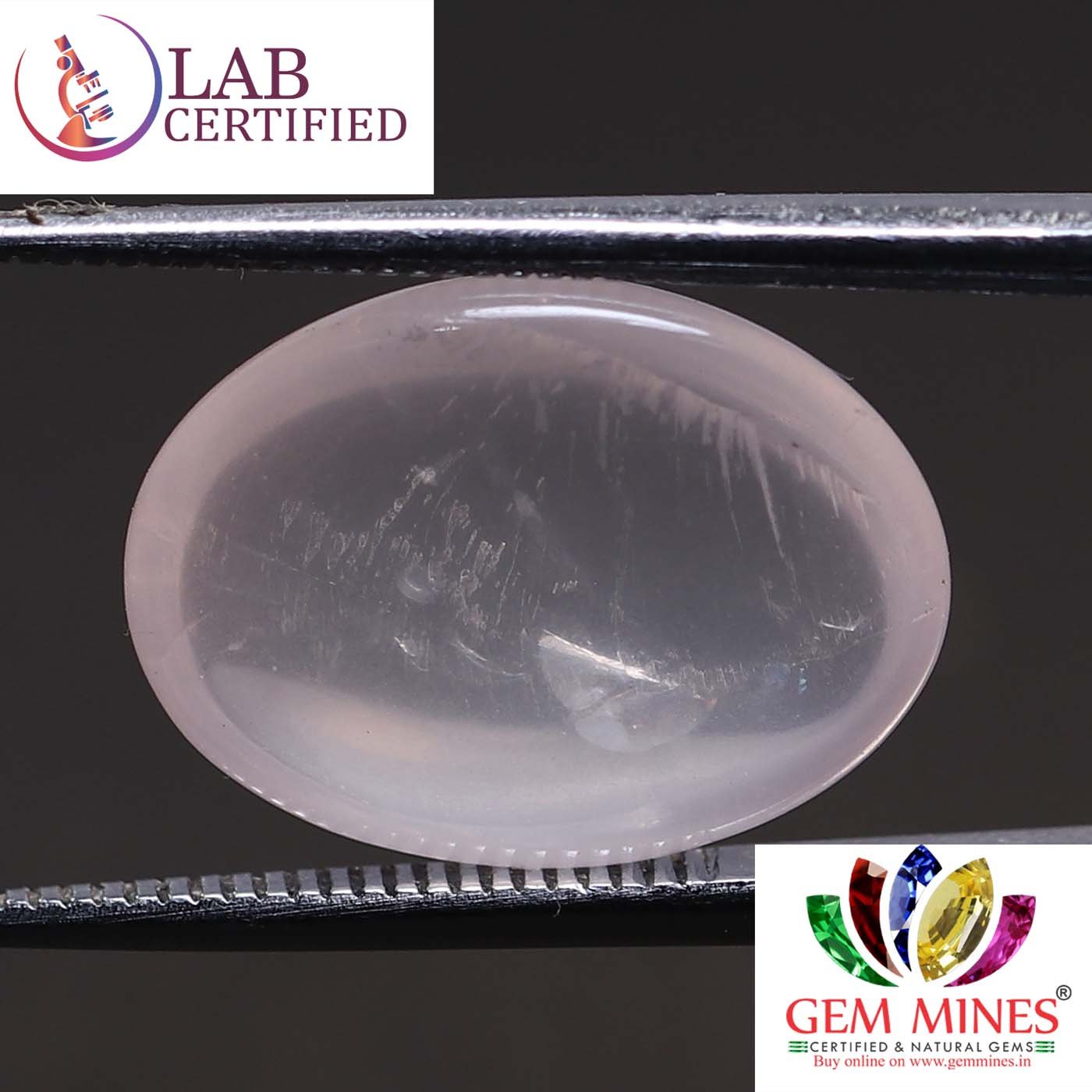 NRQ157 2 Rose Quartz 8.53 Ct.