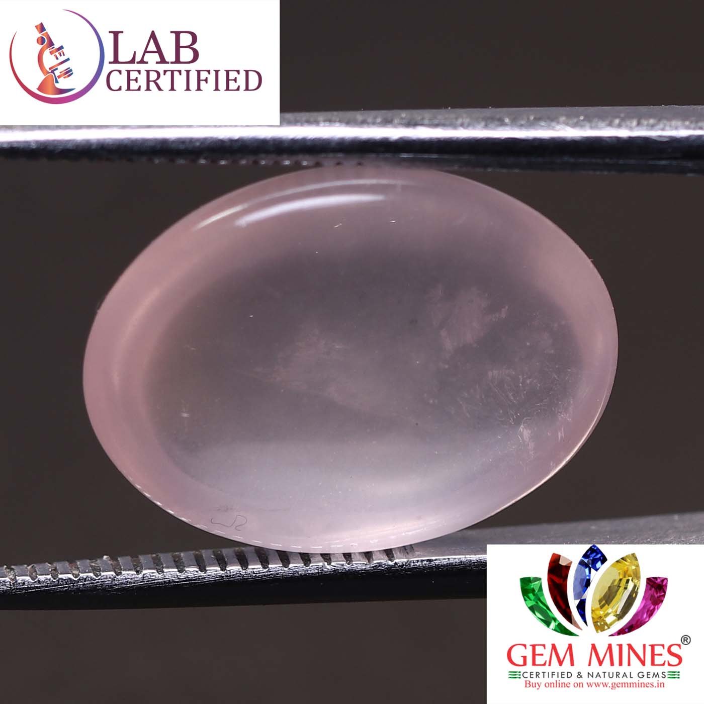 NRQ222 2 Rose Quartz 9.26 Ct.