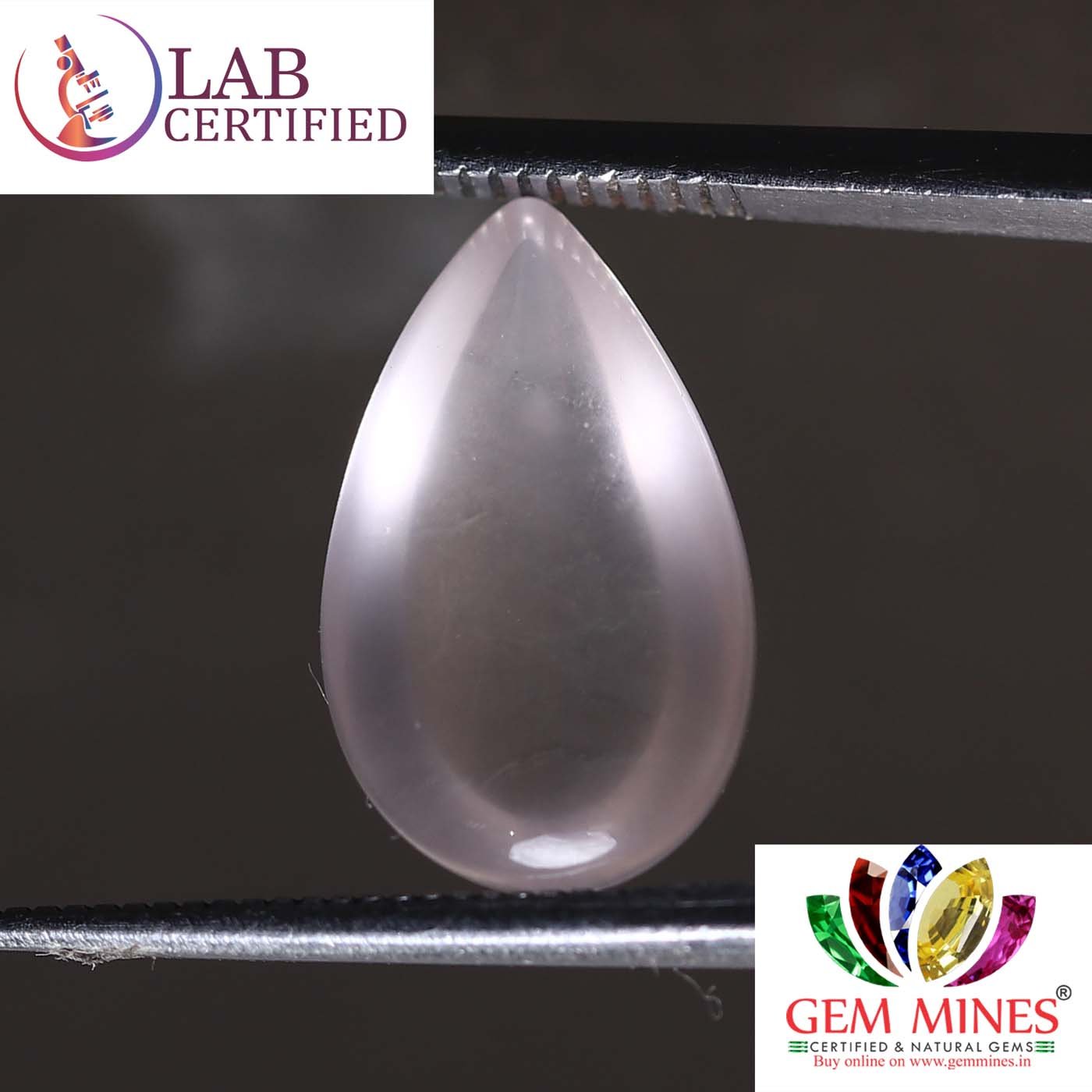 NRQ228 2 Rose Quartz 6.26 Ct.