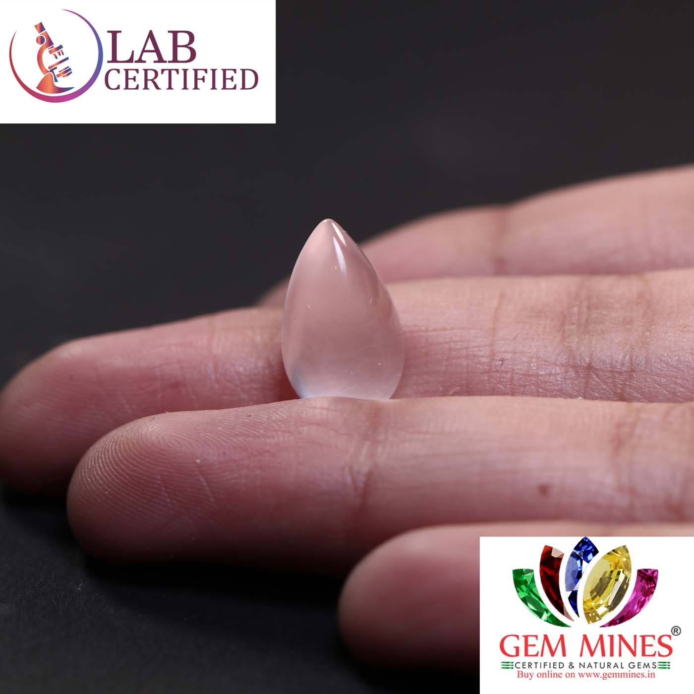 NRQ228 3 Rose Quartz 6.26 Ct.