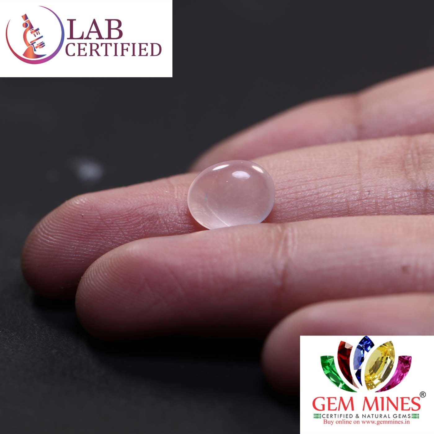 NRQ234 3 Rose Quartz 2.46 Ct.