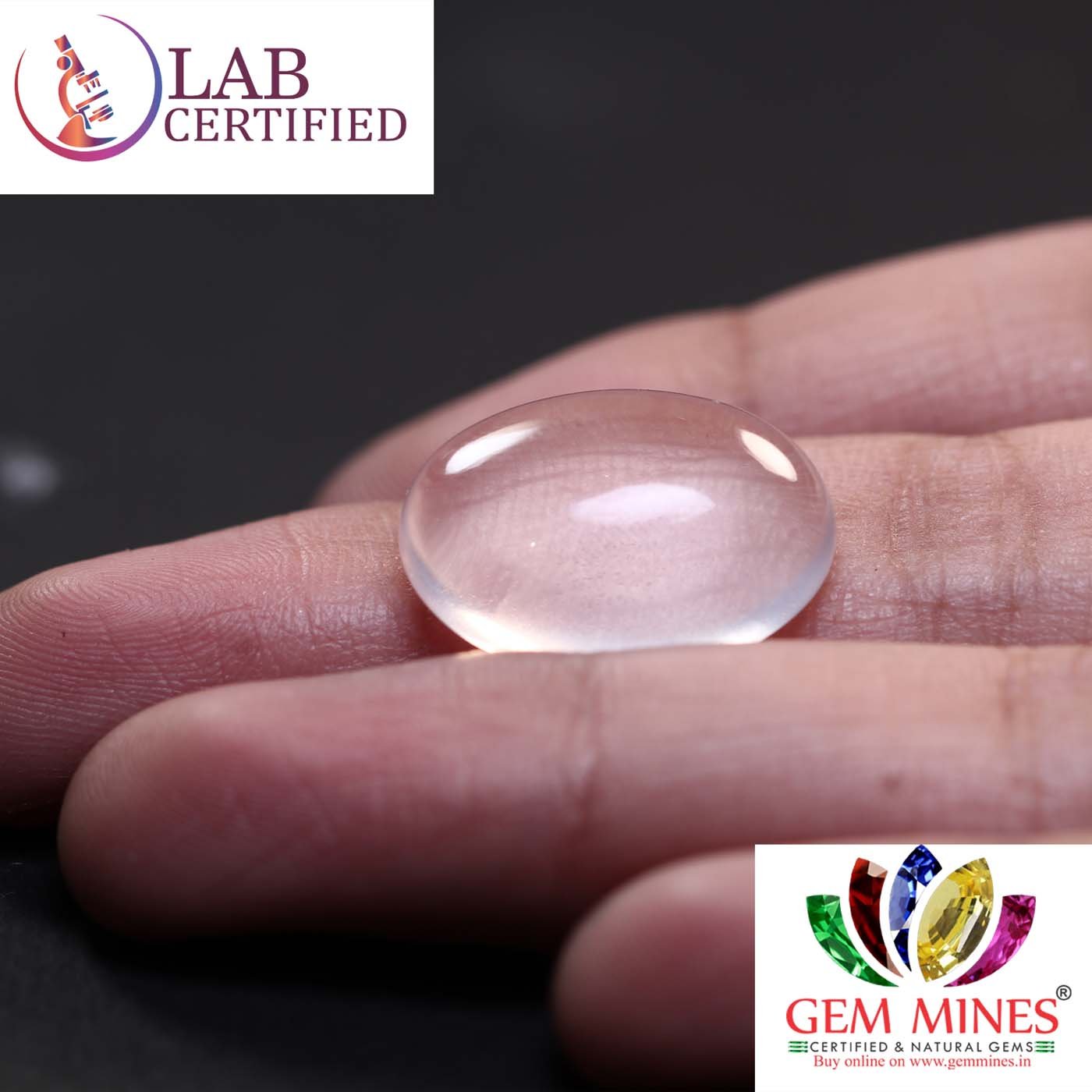 NRQ236 3 Rose Quartz 13.08 Ct.