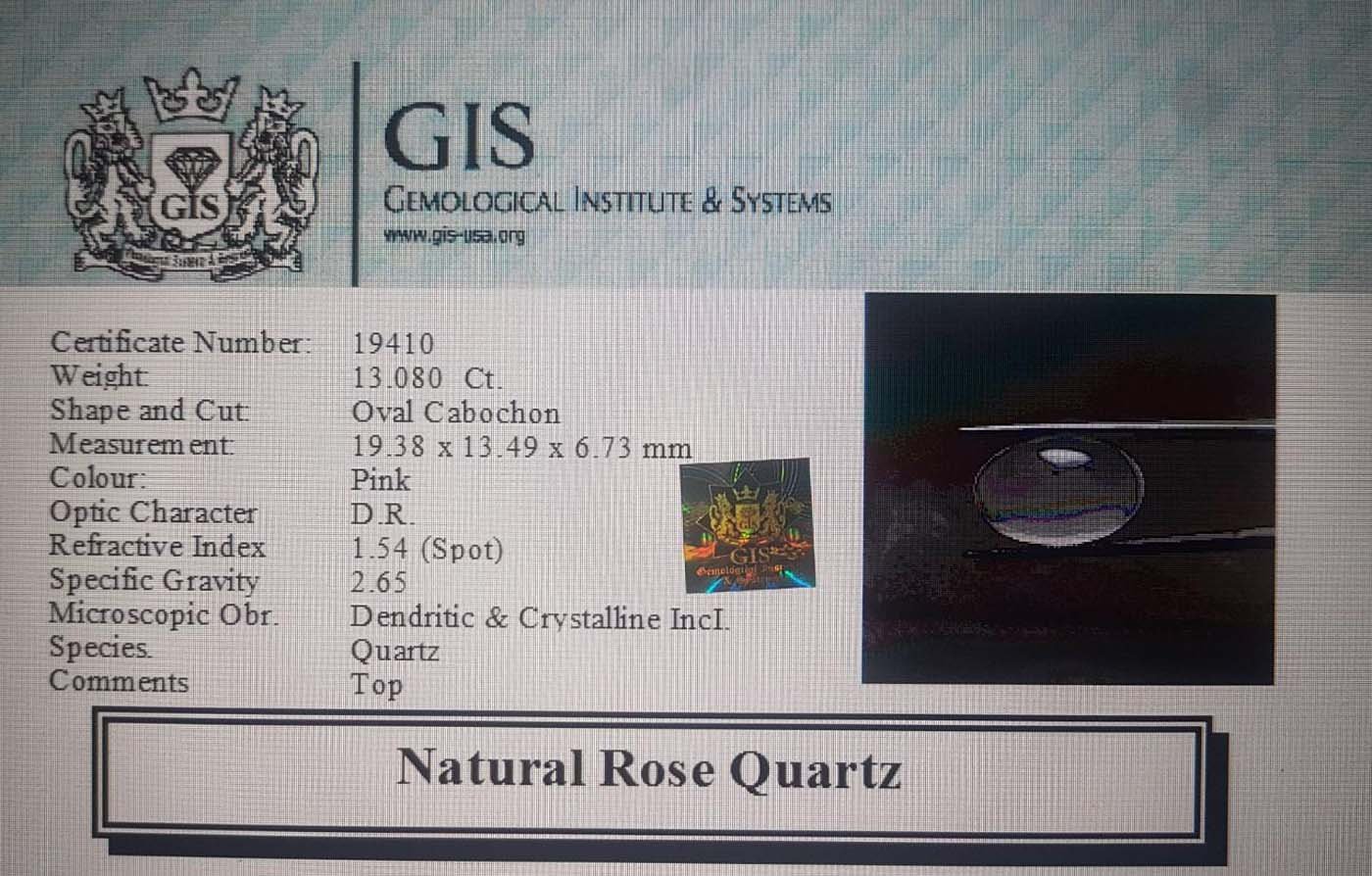 NRQ236 4 Rose Quartz 13.08 Ct.