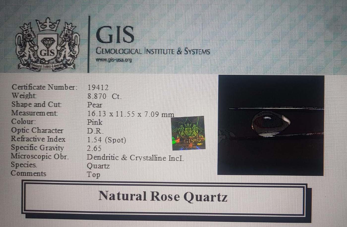 NRQ238 4 Rose Quartz 8.87 Ct.