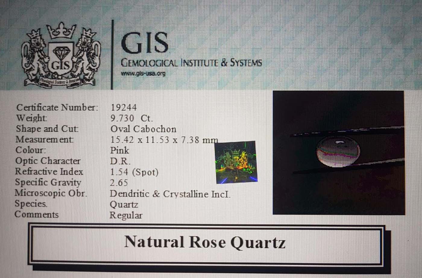 Rose Quartz 9.73 Ct.