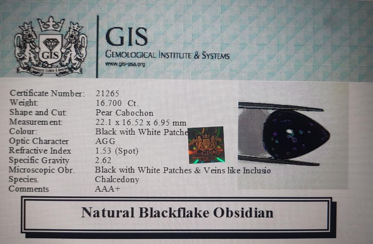 Obsidian 16.7 Ct.