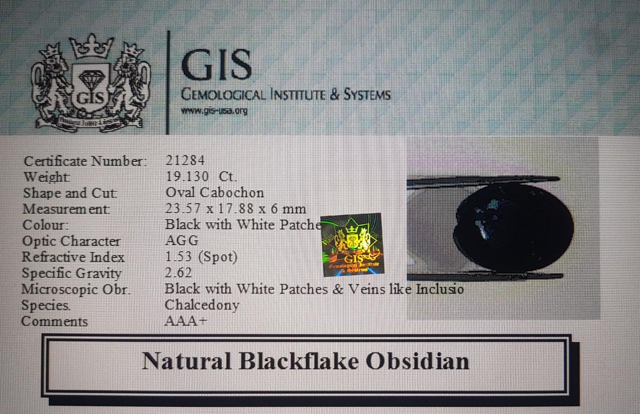 Obsidian 19.13 Ct.