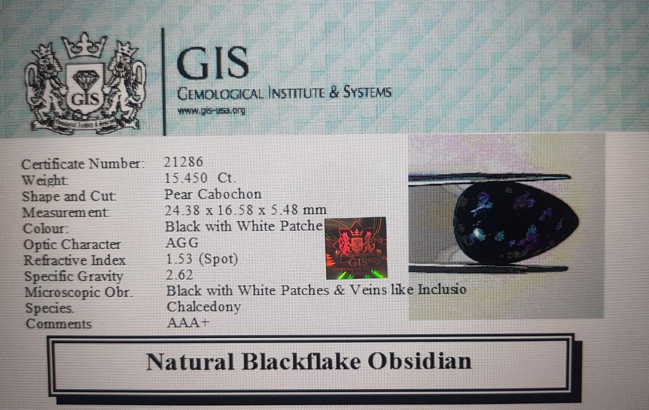 Obsidian 15.45 Ct.