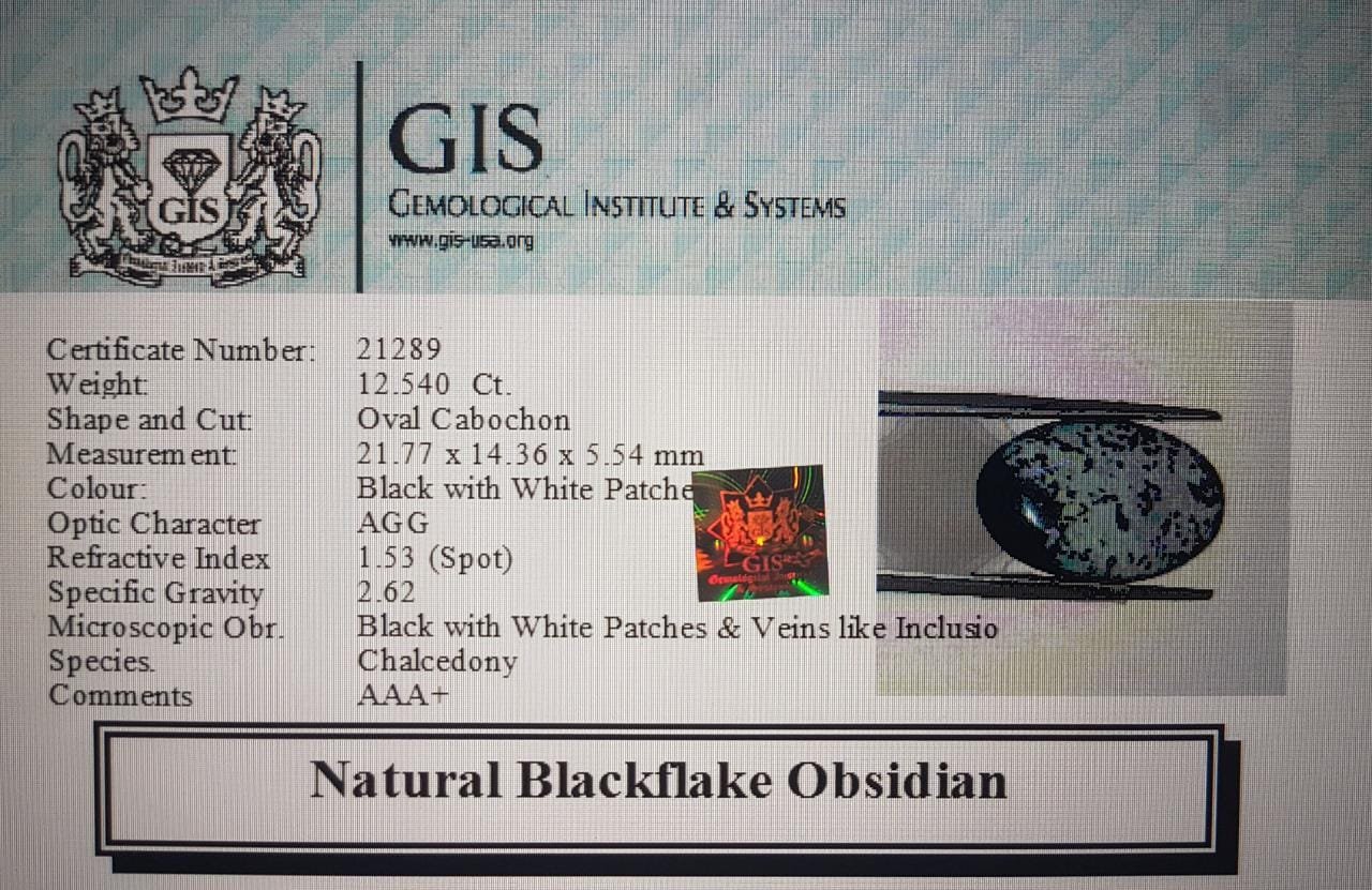 OBS128 4 Obsidian 12.54 Ct.