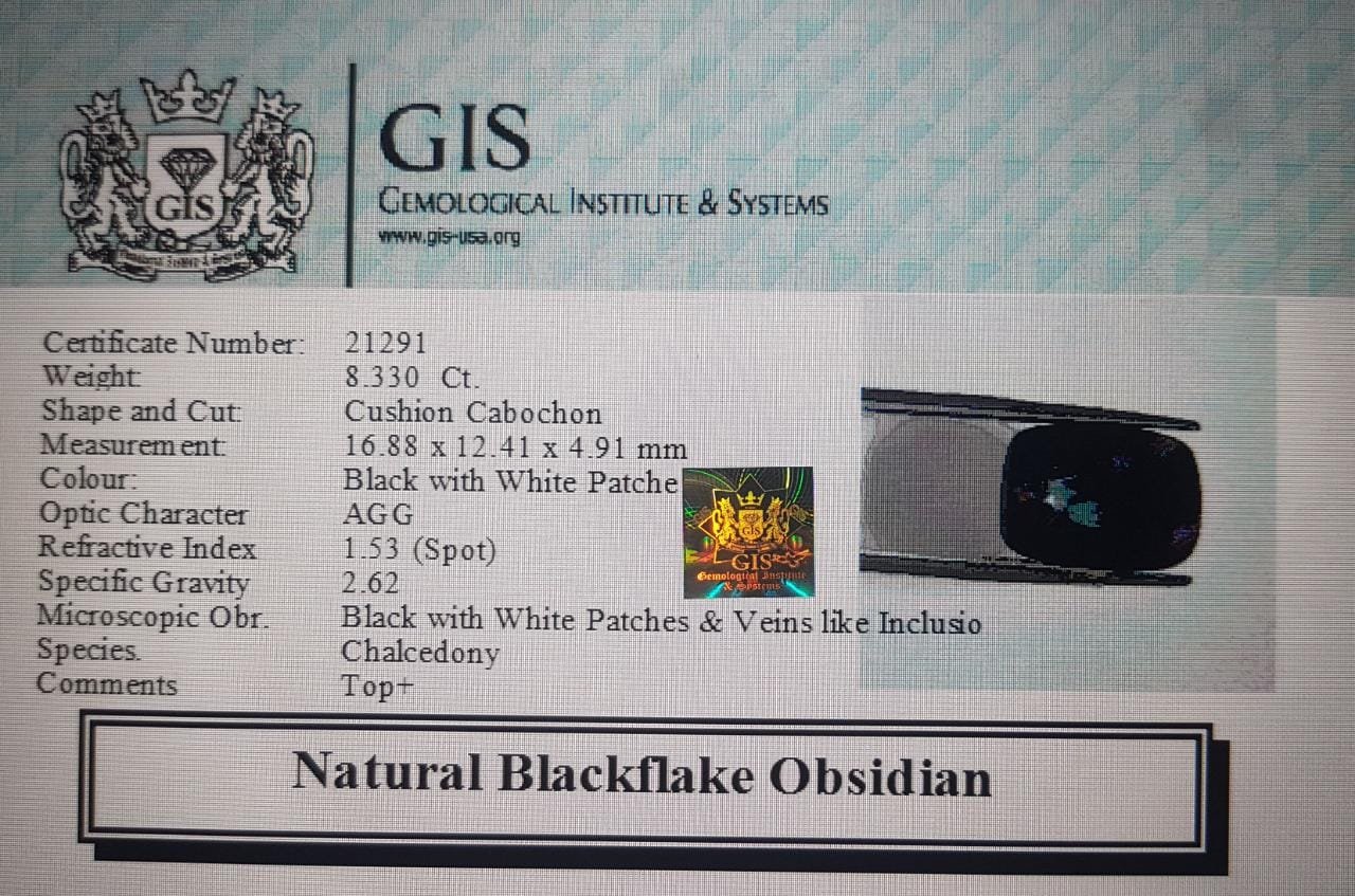 OBS130 4 Obsidian 8.33 Ct.