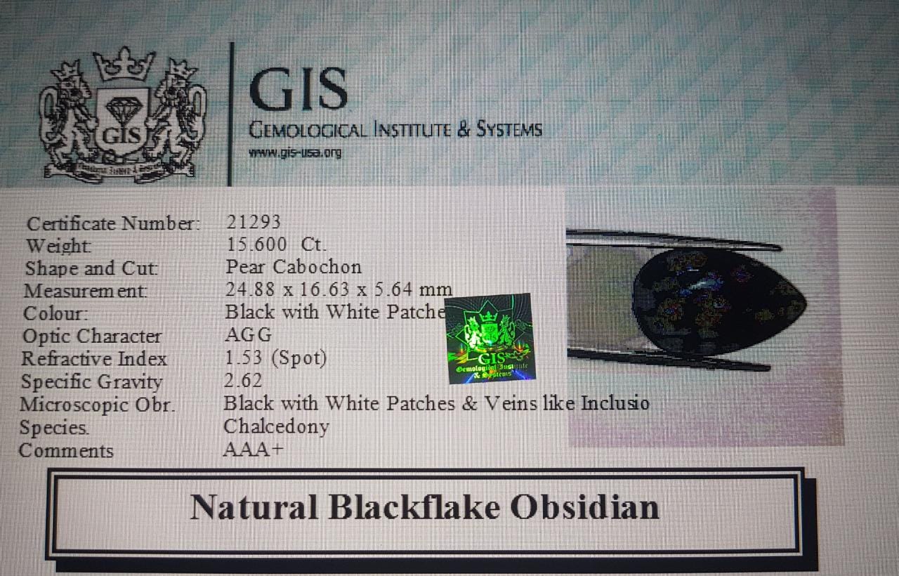 Obsidian 15.6 Ct.