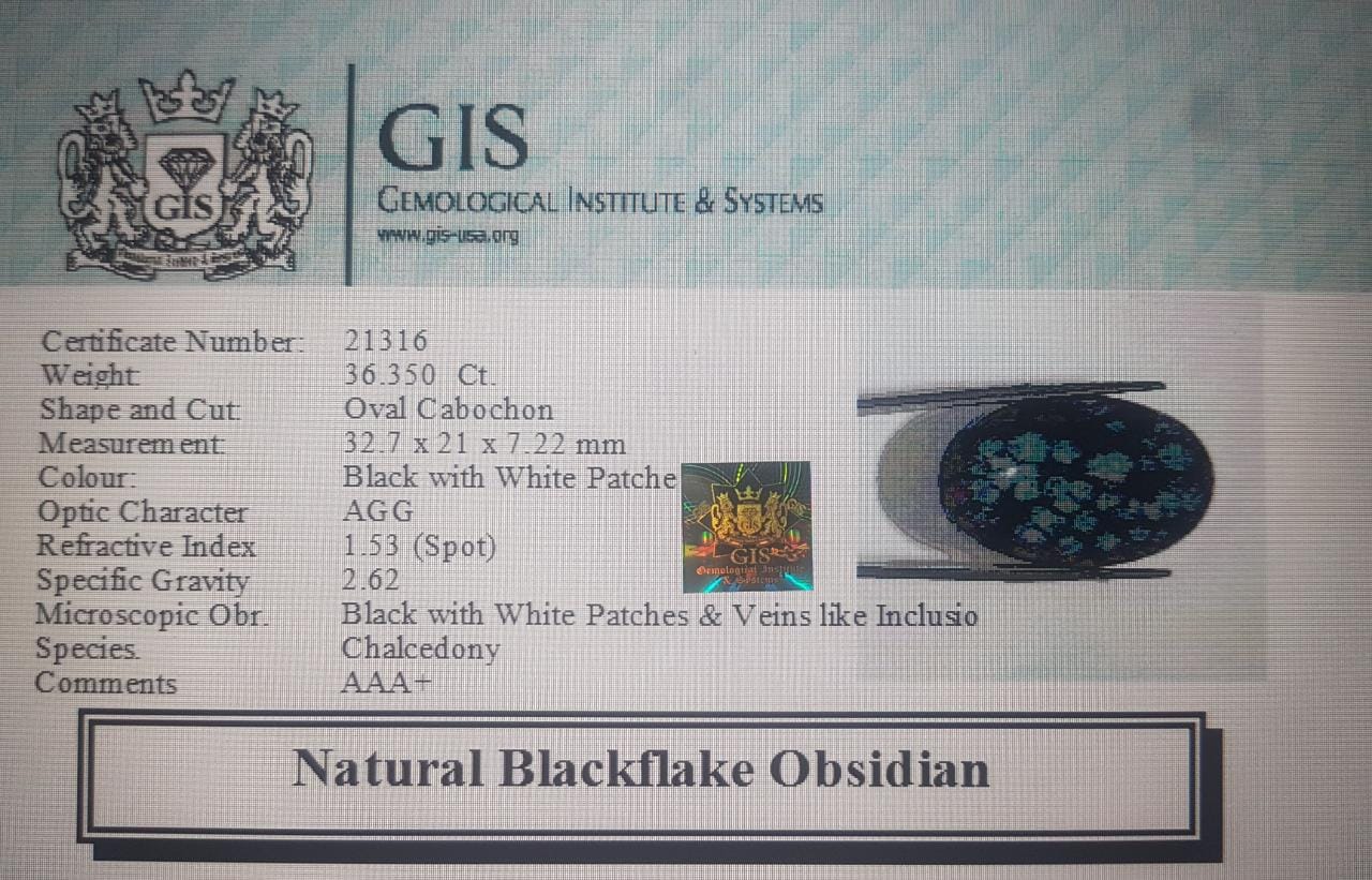 Obsidian 36.35 Ct.