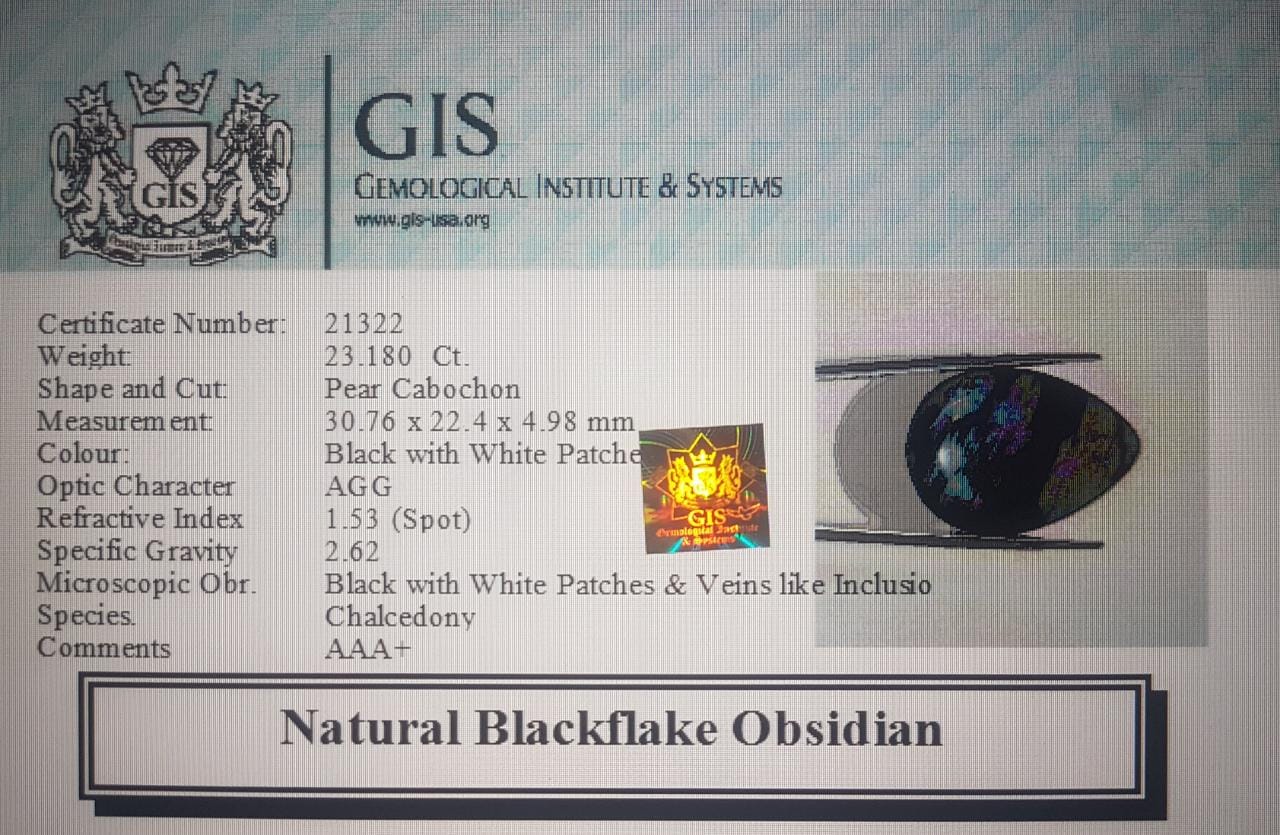 Obsidian 23.18 Ct.